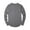 Gray, variant on Zip up Sweatshirt Men No Hood Clearance Pullover Sweaters Casual Solid Color Round Neck Long Sleeve Shirt