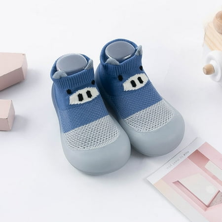 

〖Roliyen〗Toddler Shoes Prewalker Baby Toddler Cartoon Children Shoes Boys Socks Girls Summer Slipper Baby Shoes