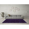 thumbnail image 3 of Ahgly Company Indoor Rectangle Abstract Purple Modern Area Rugs, 7' x 9', 3 of 4