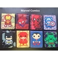 thumbnail image 2 of Cartera de dibujos animados de Capitán América, Deadpool, Thor, Iron Man, Spiderman, Hulk, monedero corto con bolsillo para monedas, 2 of 5