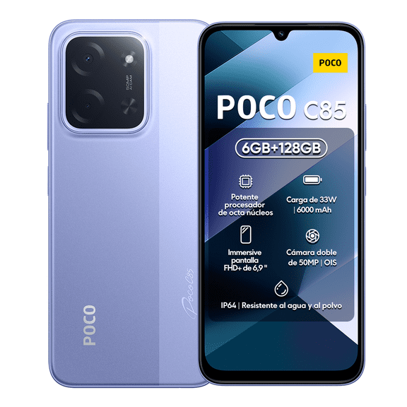 Celular Xiaomi Poco Phone C85 Dual Sim 6gb Ram 128gb Rom Morado