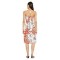 thumbnail image 6 of Oussum Women Short Tube Dress Sleeveless Summer Dresses, White & Peach, 6 of 6