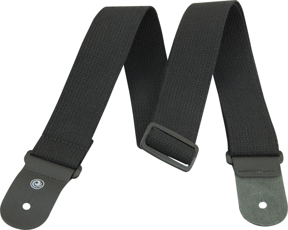 D'Addario Woven Cotton Guitar Strap Black