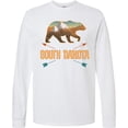 thumbnail image 3 of Inktastic South Dakota Vacation Bear Silhouette Long Sleeve T-Shirt, 3 of 5