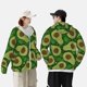 thumbnail image 4 of Balery Big Colorful Avocados Sudadera ligera de manga larga con capucha y protección solar UPF 50+ para hombre y mujer, ideal para pesca y running-Medium, 4 of 7