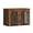 Rustic Brown, variant on Hzuaneri Dog Crate Furniture, 46.5'' Wooden Indoor Dog Kennel with Multi‑Door & Anti‑Chew Iron Pipes for Medium‑Large Dogs, Black