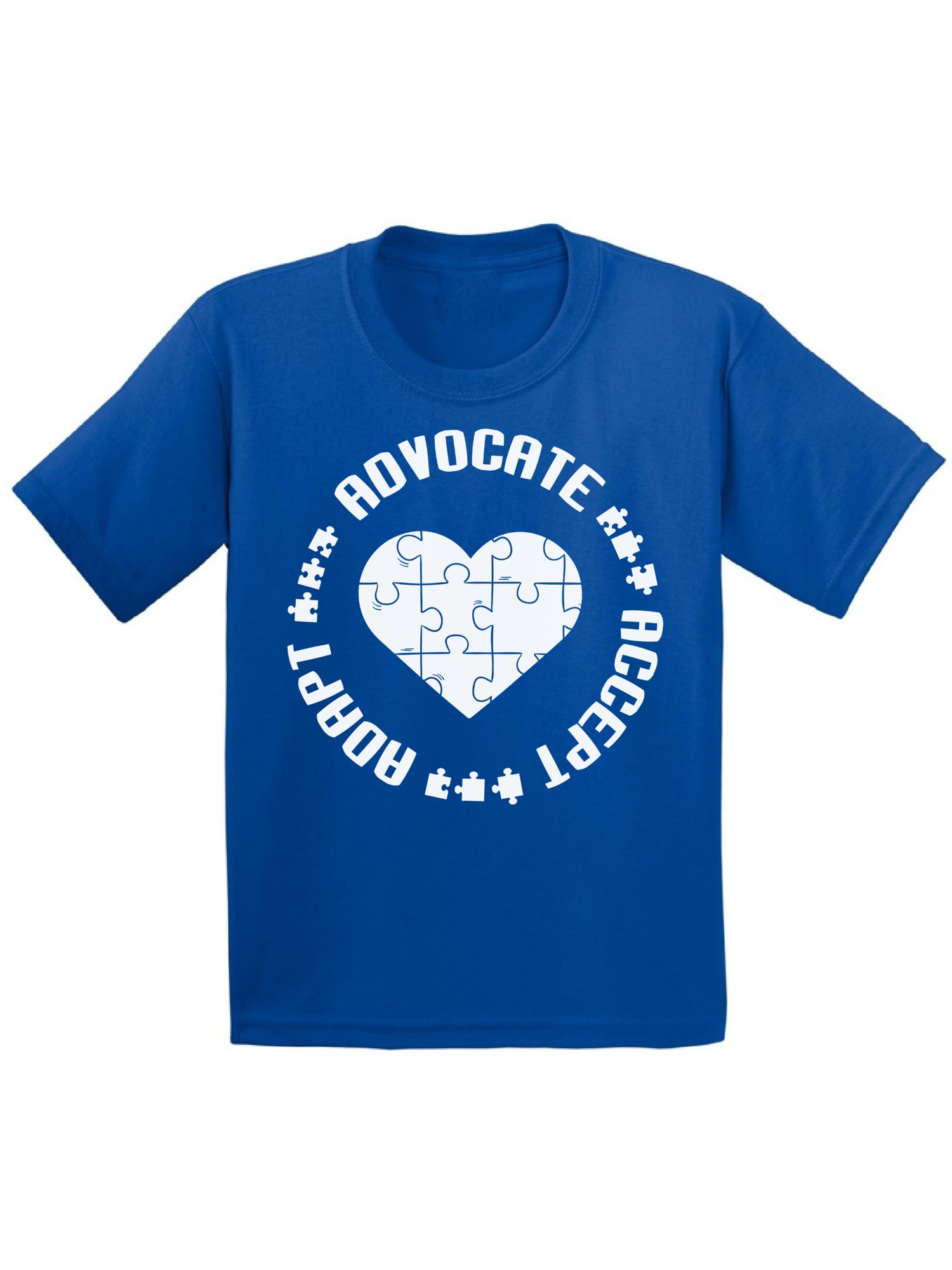 Awkward Styles Autism Shirt for Toddlers Adopt Advocate Accept TShirts