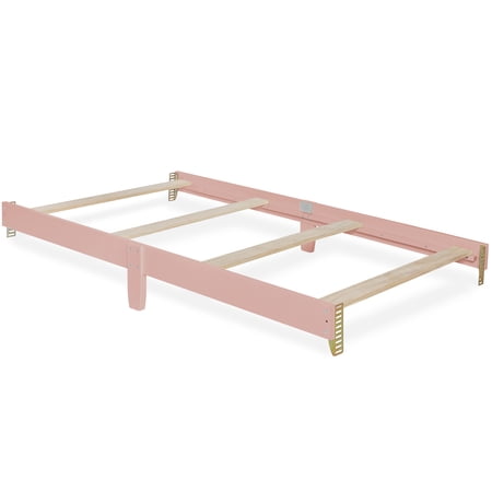 Dream On Me Mini Crib Bed Rail, Dusty Pink