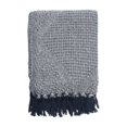 thumbnail image 1 of Patterned Cotton Throw Navy/White 50"X60", 1 of 3