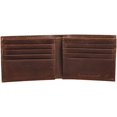 thumbnail image 2 of Brown Wisconsin Badgers Bifold Leather Wallet, 2 of 2