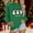 Green, variant on HOMBOM Womens Christmas Sweatshirts Merry Snowman Holiday Crewneck Pink Fall Xmas Sweatshirt for Ladies