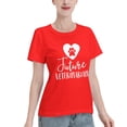 thumbnail image 2 of Future Veterinarian Women'S Basic Short Sleeve T-Shirt Red X-Large, 2 of 5
