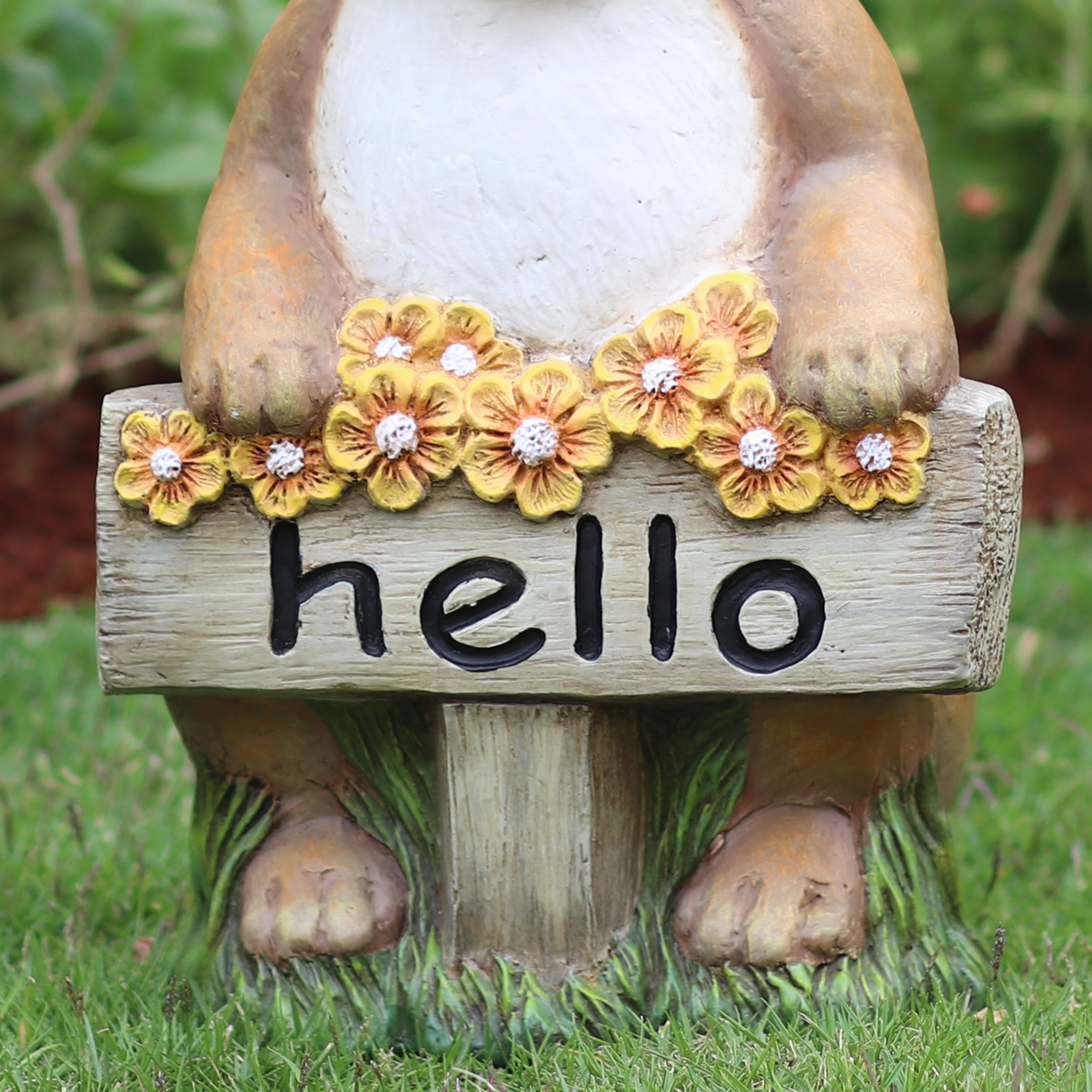 Mainstays Outdoor Welcome Bunny Garden Statue