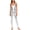 Silver, variant on Women's Shiny Metallic Unitard Camisole Bodysuit Sleeveless Tights Leggings Jumpsuit Catsuit Dancewear Gold S