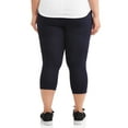thumbnail image 3 of Athletic Works Women's and Women's Plus Active Dri-Works Capri Leggings, Sizes S-5X, 3 of 4