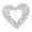 L White, variant on HOMYL Valentine's Day Wreath Heart Shaped Love Romantic Valentines Day Gifts for Front S White
