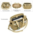 thumbnail image 3 of 2-Piece Set Large Women's Canvas Tote Bags – Laptop-Friendly Work Totes with Crossbody & Shoulder Straps | Perfect for Travel, Gym Sessions & Daily Use, 3 of 9