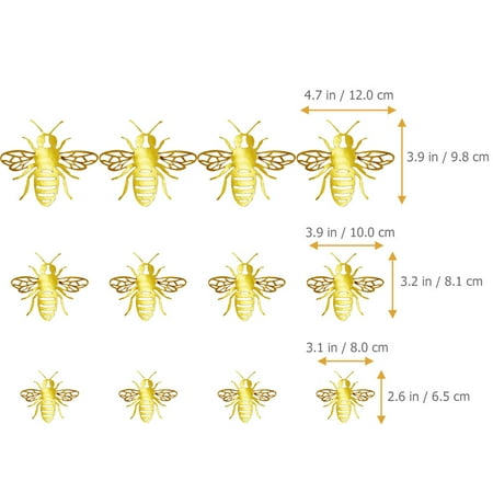 

48pcs Bee Decorations 3d Bee Wall Stickers Wedding Decorations Party Supplies