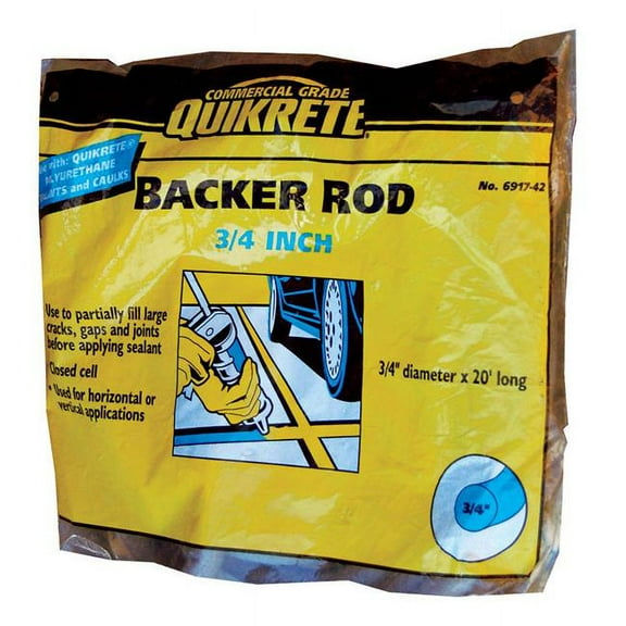 Quikrete 691742 0.75 in. x 20 ft. Backer Rod