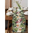 thumbnail image 2 of Palm Leaves Table Runner Summer Botanical Tropical Plants Rustic Tablerunners 18 x 72 Inch, Table Decorations Tabletop Scarf for Summer Gathering Holiday Farmhouse Kitchen Dining Decor, 2 of 6