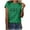 Green, variant on Fesfesfes Womens Fashion Tops Women's Short Sleeves Print Nurse's Day Casual Tops Pullover Blouse T-shirt Women's Short Sleeve Tops S(US:4)