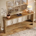thumbnail image 2 of Tribesigns 70.9" Extra Long Entryway Console Table with Storage, 2-Tier Farmhouse Sofa Table, 2 of 8