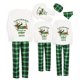 thumbnail image 2 of Pijamas familiares navideños a juego, conjunto de pijamas de Dachshund a través de la nieve verde a cuadros, 2023, 2 of 3