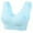 Blue, variant on Bigersell Padded Bras for Women Underwire Summer 3pc Tank Tops with Bra Training Bra Style R3841 V-Neck Full-Coverage Bras Pull-On Bra Closure Women Size Sports Bras Blue 3XL