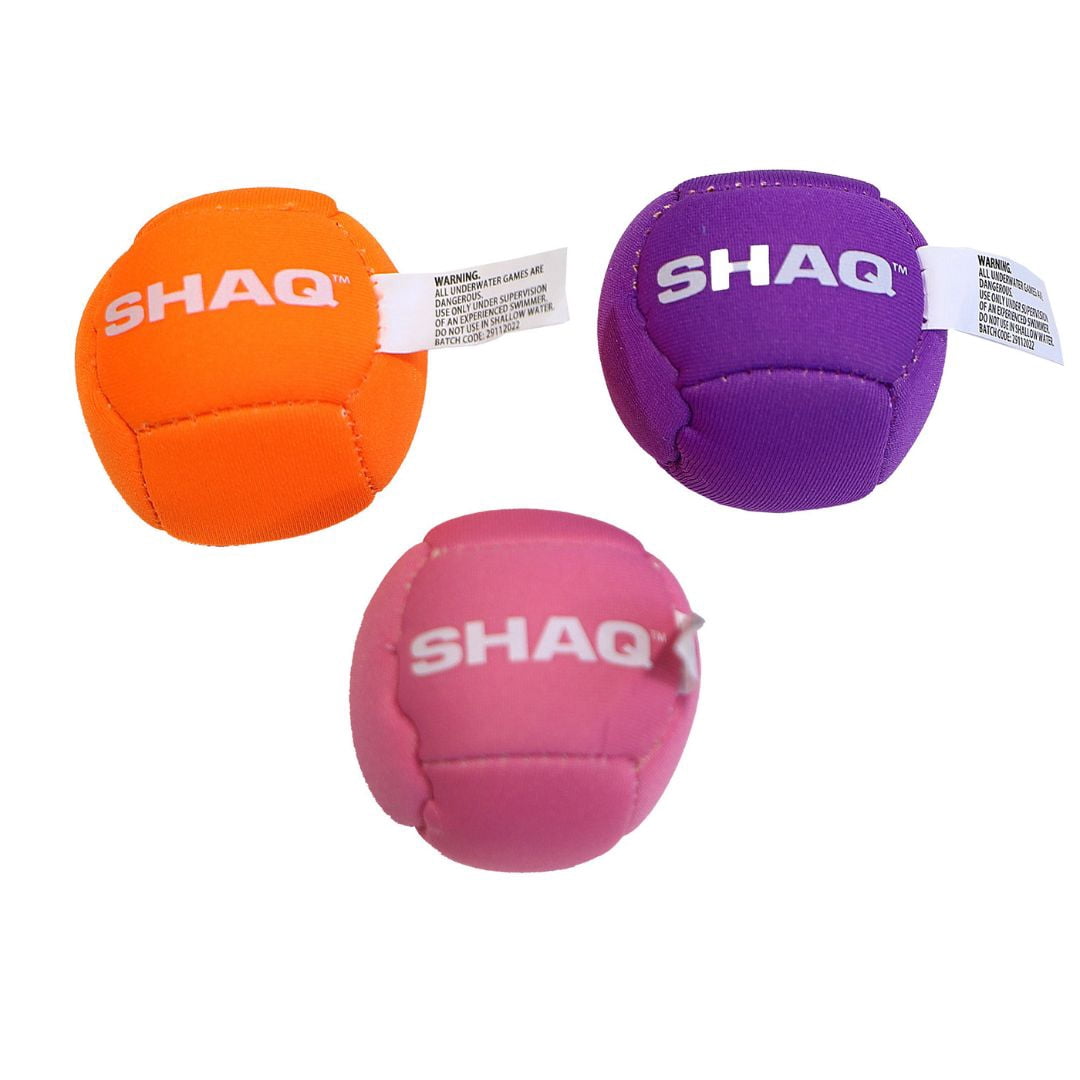 SHAQ Dive and Catch Game for Pool Kids Summer Water Fun Floating Toy Set Interactive Diving Rings and Sticks Bright Colors Easy to Grab Children Swimming Skills Suitable for Ages 6 and Up