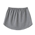 thumbnail image 4 of Homenesgenics Skirt for Women Plus Size Women's Shirt Extension Skirt Shirt Extension Blouse Skirt Blouse Extension Mini underskirt Gray XXL, 4 of 9
