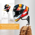 thumbnail image 2 of Soporte de pared PAHTTO para casco de moto, rotación de 180°, 2 of 9