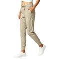 thumbnail image 6 of Stamzod Womens Joggers with Pockets Elastic Waist Athletic Sweatpants Casual Jogging Workout Yoga Pants Beige D M, 6 of 9