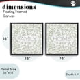thumbnail image 3 of Stupell Industries Farmhouse Curved Ivy Sprigs Phrases Black 2pc Floating Frame Art Set, 18 x 18 each, by SD Graphics Studio, 3 of 7