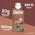 thumbnail image 4 of OWYN Double Shot 20g Protein Coffee Shakes, Mocha Latte, 11.15 fl oz, 4 Count, 4 of 5