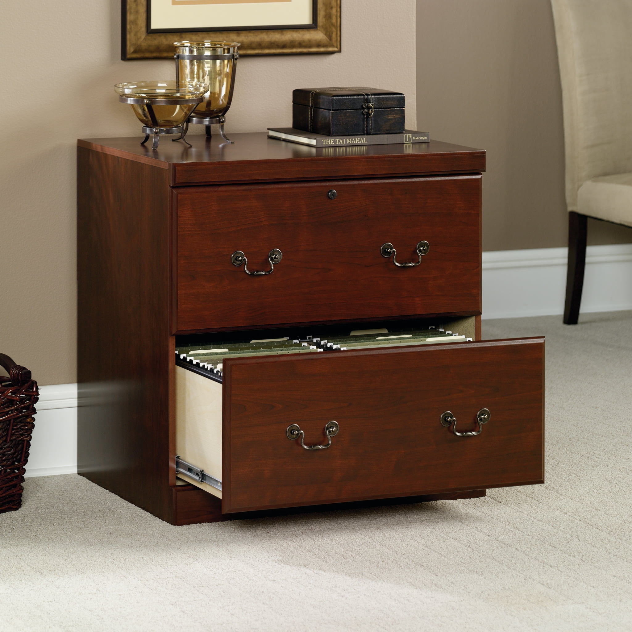 Sauder 102702 Heritage Hill Lateral File in Classic Cherry Finish New eBay