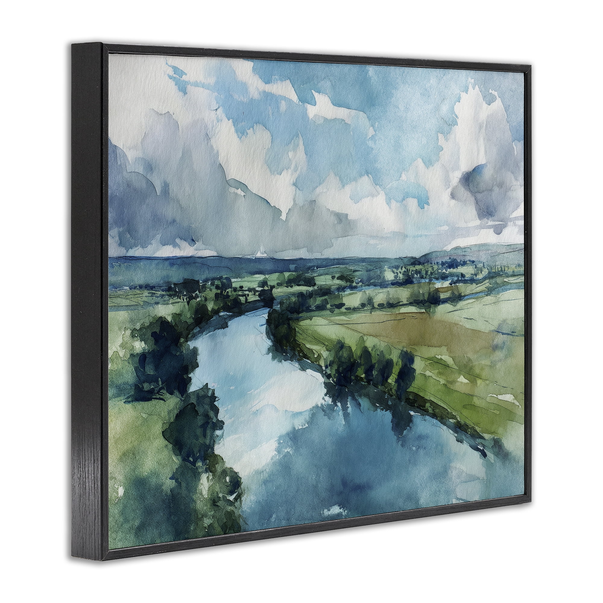 Stupell Industries In The Wild Flow Black Framed Giclee Art, design by Svetlana Aleynikova