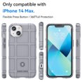 thumbnail image 2 of SaniMore Case for iPhone 14 Plus 6.7" 2022, Rugged Heavy Duty Protective Cover Anti-slip Drop-proof Slim Lightweight Anti-scratch 360°Full Protective Cover For iPhone 14 Plus, Gray, 2 of 7