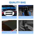 thumbnail image 3 of ELEVON Car Rooftop Cargo Carrier Bag 21 Cubic Feet, Waterproof Car Roof Bag Roof Rack Storage for All Vehicle with/Without Rack, Anti-Slip Mat, 10 Straps, 6 Door Hooks, Luggage Lock, Blue, 3 of 7