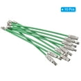 thumbnail image 3 of 3.5 Inch Stainless Steel Wire Keychain Cable Key Ring Loop, Green, 10 Pack, 3 of 6