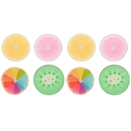 

8pcs Cartoon Fruit Shaped Refrigerator Magnets Early Education Stickers (Assorted Color)