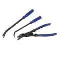 thumbnail image 4 of Juego de 3 alicates ligeros para quitar remaches y hebillas, color azul, para reparación de automóviles, con bolsa de almacenamiento Oxford., 4 of 14