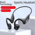 thumbnail image 3 of Auriculares Bluetooth con concepto de conducción ósea Auriculares deportivos inalámbricos que no se colocan en la oreja para colgar en la oreja con modo de espera prolongado, 3 of 6