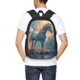thumbnail image 6 of Daiia Forest Lake White Horse Backpack for Men and Women -Durable Backpack Large Capacity, Water-Resistant Bag with Adjustable Straps and Laptop Compartment, 6 of 9