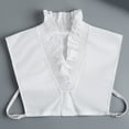 thumbnail image 2 of Penkiiy Fake Collar， Detachable Collar Blouse Half Shirts False Collar for Girls and Women White, 2 of 9
