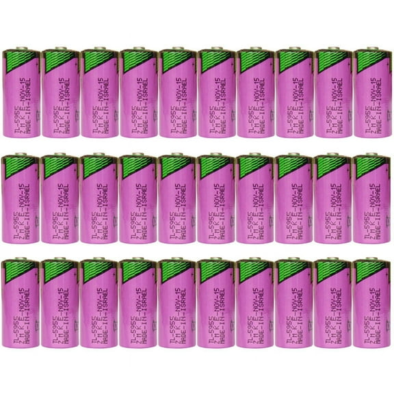 30 Pcs TL-5955 3.6V 2/3AA Battery Replacement for Tadiran TL-2155 TL-4955 TL-5155 TL-5955, Xeno XL-055F, Comp-100 Lithium Thionyl Chloride Battery (ER14335)