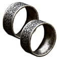 thumbnail image 1 of Dinheiro Anillo de acero inoxidable antigua 4 bestia guardiana, dragón, tigre blanco, suzaku, talla de basalto, 1 of 5
