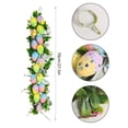 thumbnail image 3 of LEWEEN Artificial Easter Egg Wreath Decorations with Eggs and Flowers, Mantel Fireplace Stairs Table Front Door Decor, Easter Party Home Decoration for Spring Holiday, 3 of 6