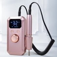 thumbnail image 3 of Rose Gold Nail Drill Machine with 32 Speed Levels and Led Display, Complete Grooming Kit with 31 Accessories for Home Manicures, 3 of 10