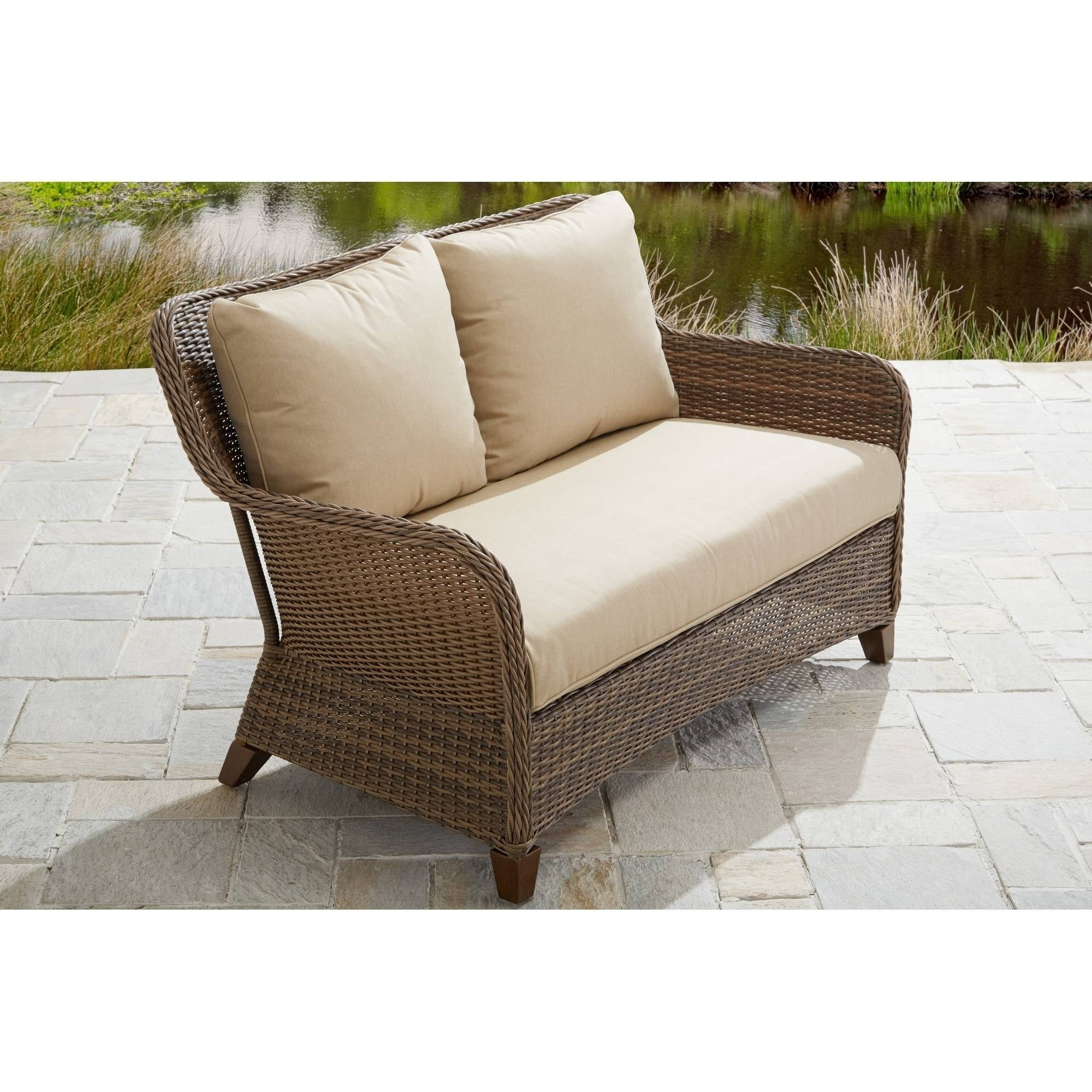 better homes and gardens camrose farmhouse outdoor conversation set