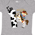 thumbnail image 4 of Inktastic I'm One-cowboy Riding Horse Birthday Boys Baby Bodysuit, 4 of 5